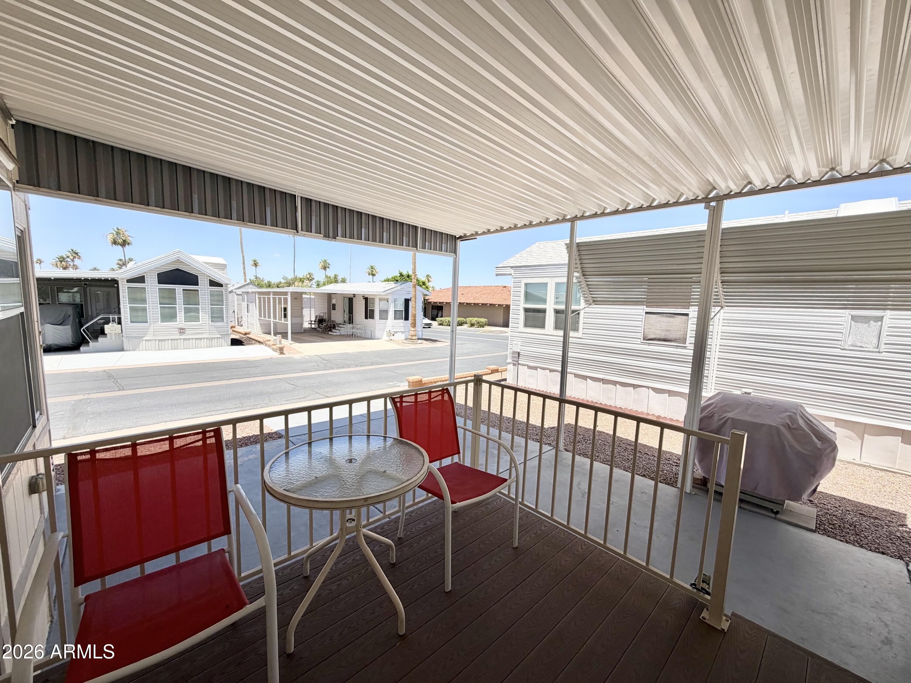 111 South Greenfield Road, Unit 244 Mesa, AZ 85206 - Photo 9 of 69 STREET VIEW FROM DECK