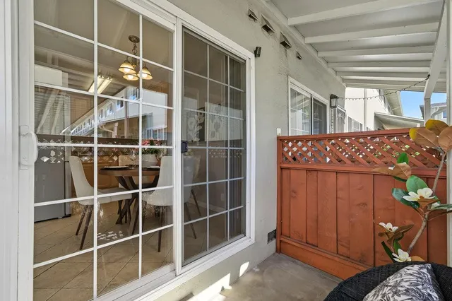 a view of a house with a door