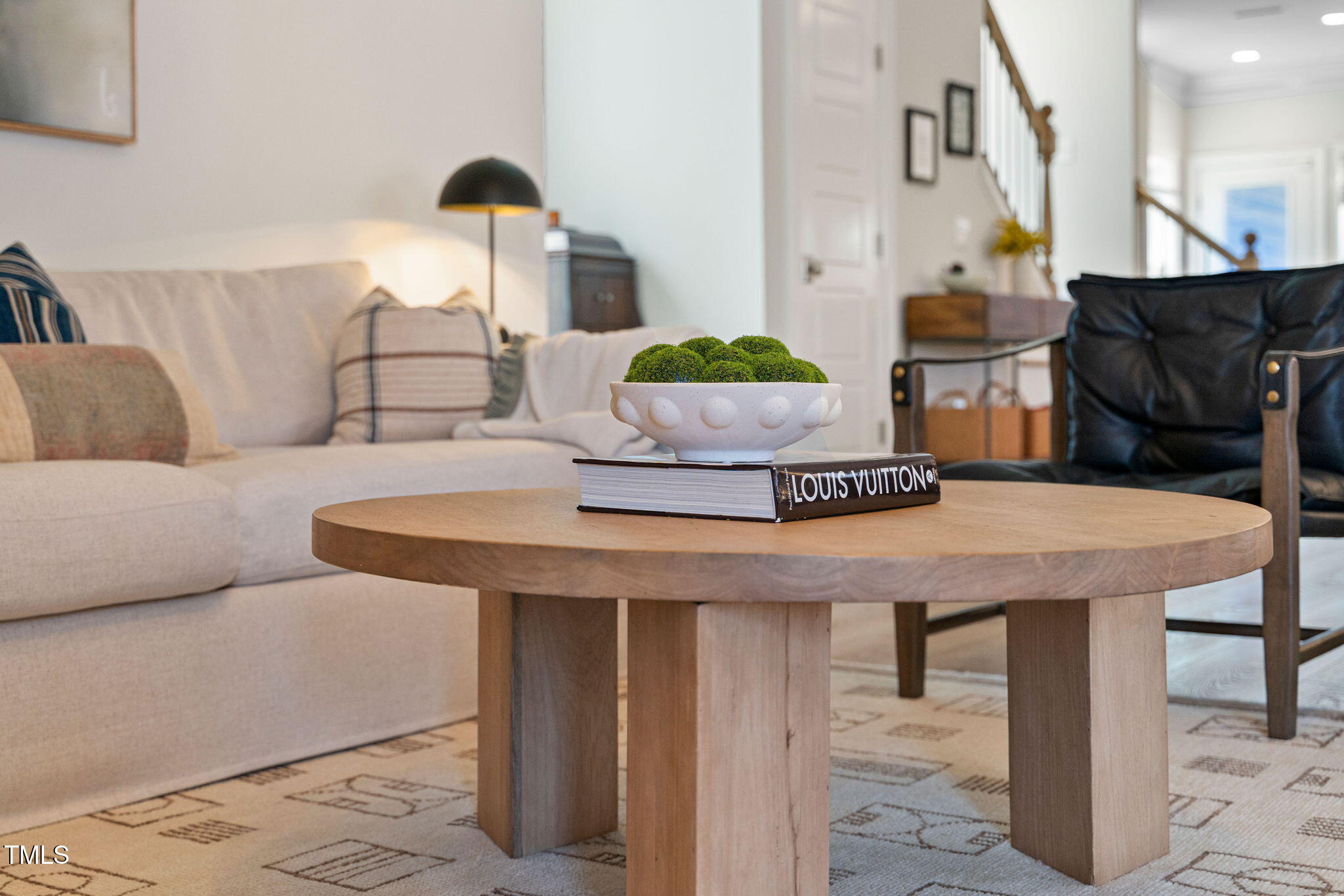 1344 Brown Velvet Lane Apex, NC 27523 - Photo 40 of 63 a living room with furniture and wooden floor