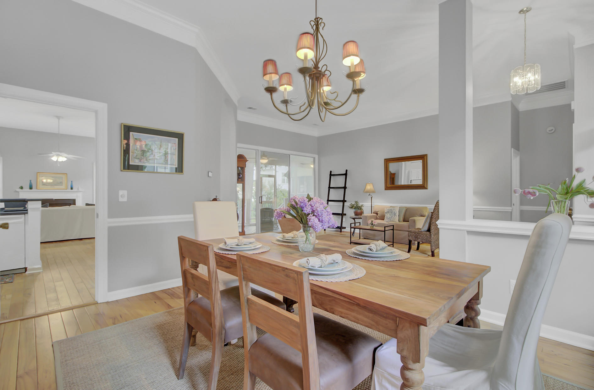 3089 Linksland Road Mount Pleasant, SC 29466 - Photo 9 of 34 dining room towards living room