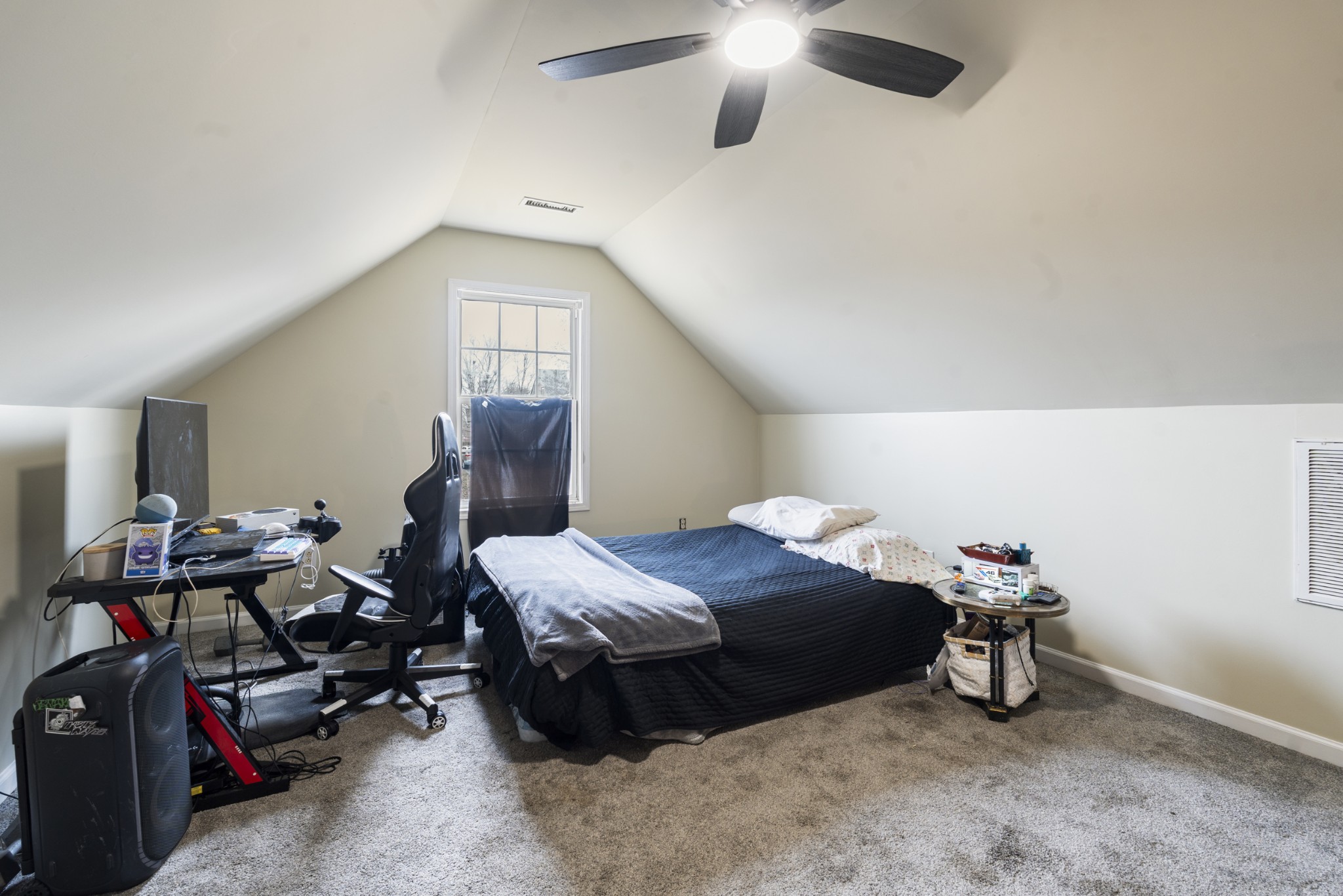 2611 Mission Ridge Drive Murfreesboro, TN 37130 - Photo 23 of 27 a bedroom with bed and a chandelier