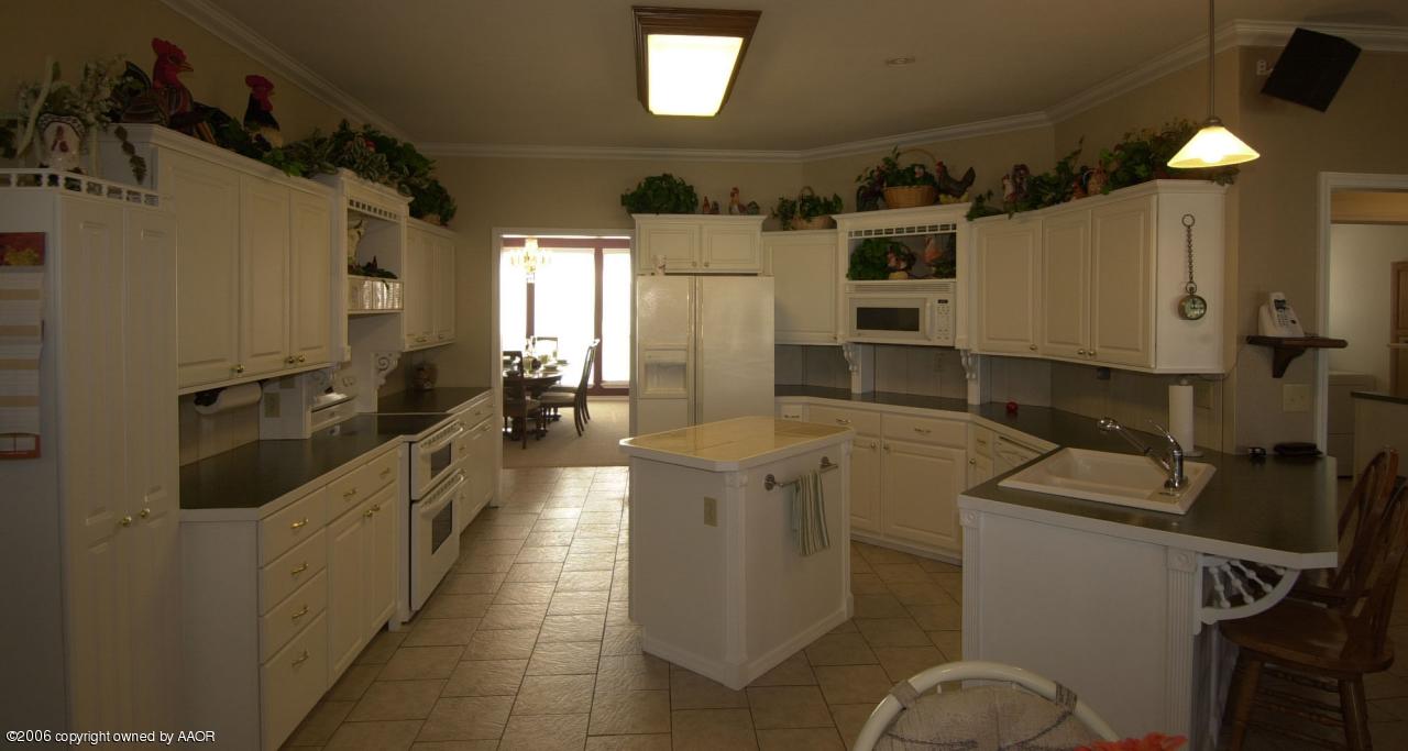 8800 Red Wing Road Amarillo, TX 79119 - Photo 3 of 15 a kitchen with refrigerator and window