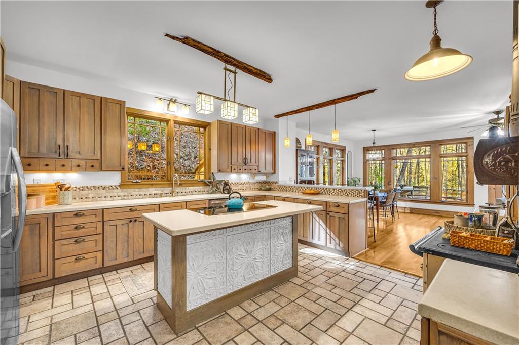 740 Little Rock Creek Road Cherry Log, GA 30522 - Photo 26 of 98 a kitchen with lots of counter top space and appliances