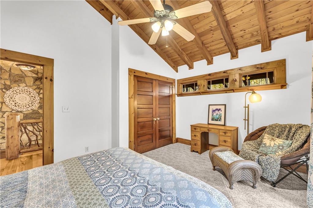 740 Little Rock Creek Road Cherry Log, GA 30522 - Photo 59 of 98 a bedroom with furniture and a window