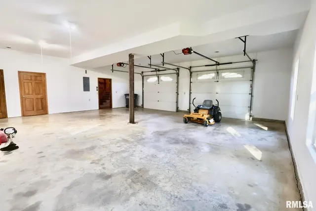 a view of car garage