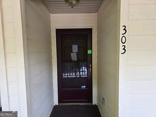 a view of an entryway