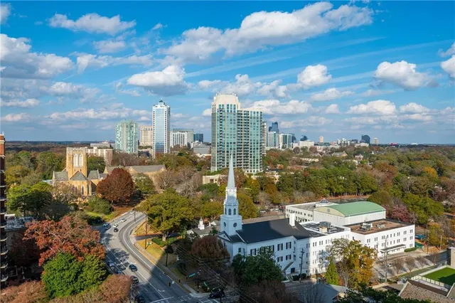 a view of a glass door with a glass door