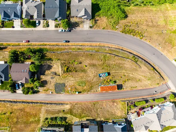 a view of a yard with an outdoor space