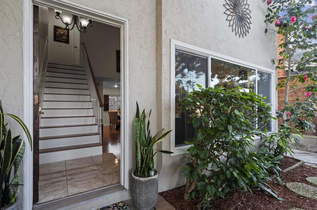 4627 Huggins Street University City, CA 92122 - Photo 48 of 54 a potted plant sitting in front of a house with potted plants