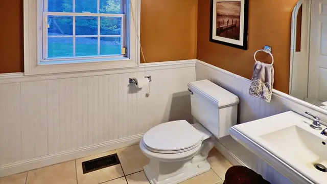 a bathroom with a sink and a toilet