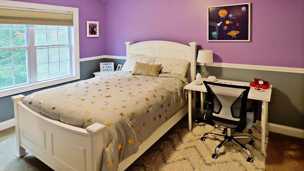 255 Holmes Street Hanson, MA 02341 - Photo 21 of 34 a bedroom with a bed a table and chair