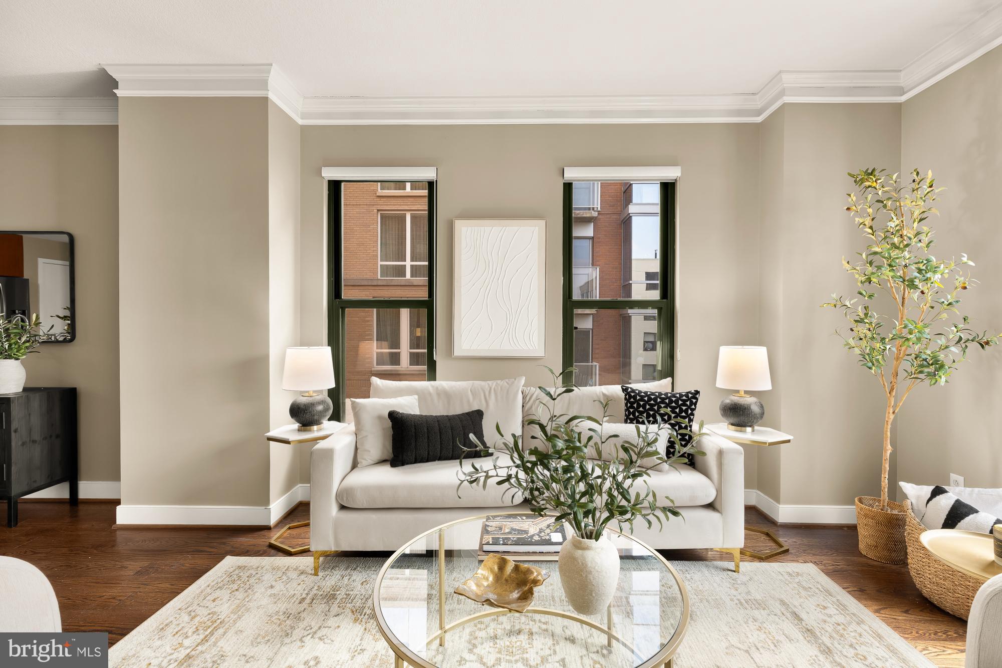 910 M Street Northwest, Unit 804 Washington, DC 20001 - Photo 16 of 32 Bright and airy urban living space.