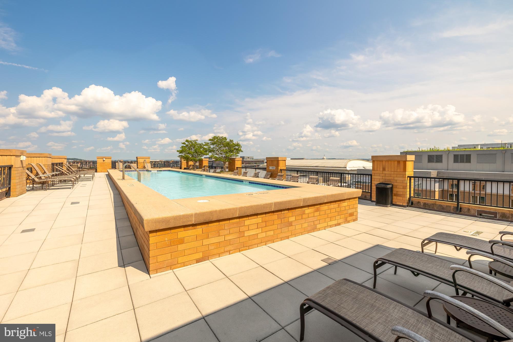 910 M Street Northwest, Unit 804 Washington, DC 20001 - Photo 27 of 32 Rooftop oasis with stunning skyline views.