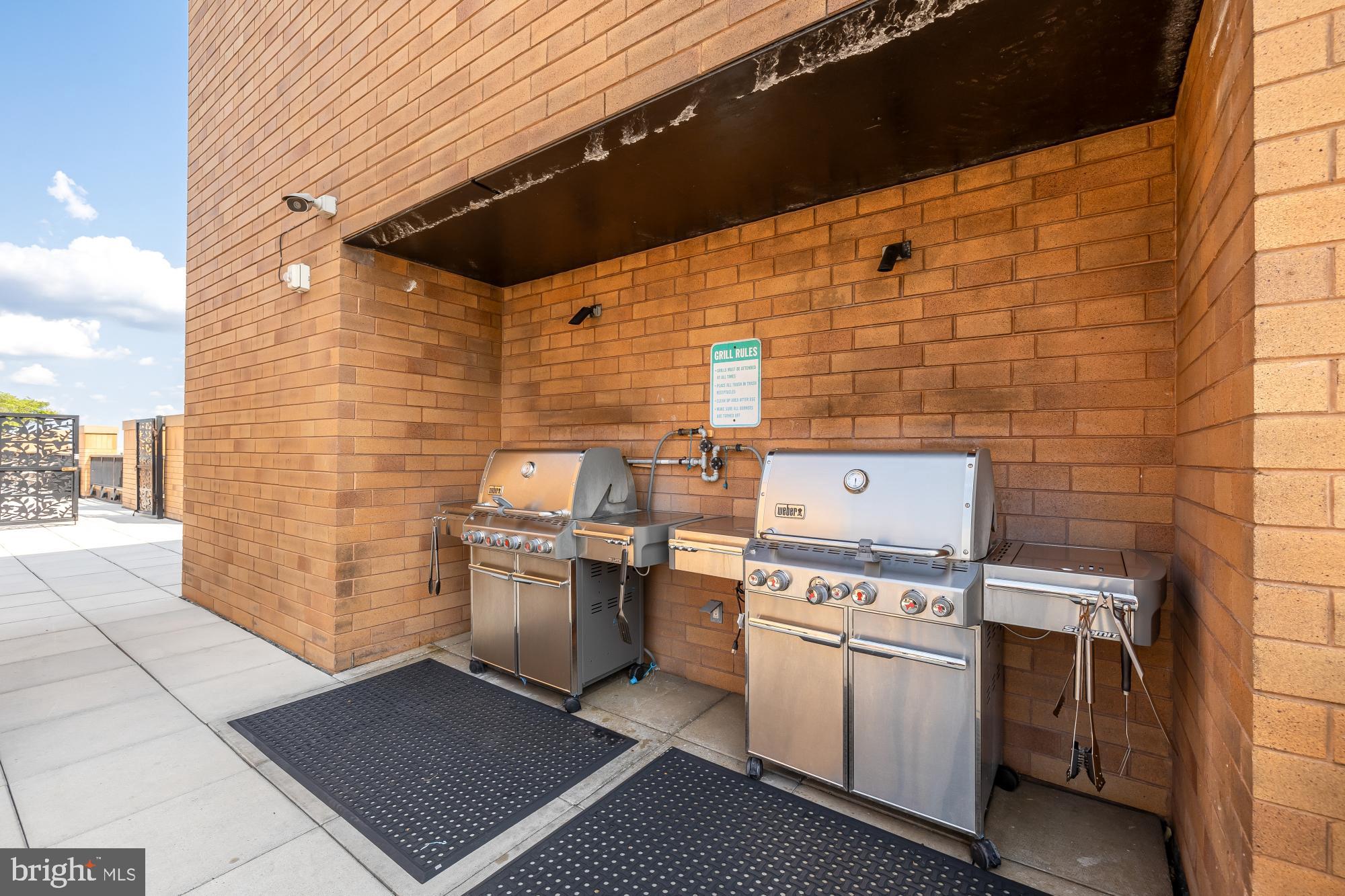 910 M Street Northwest, Unit 804 Washington, DC 20001 - Photo 28 of 32 Outdoor grilling station for culinary delights.