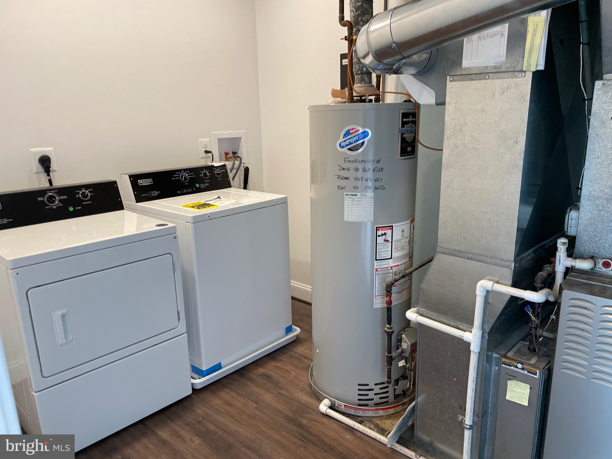 520 Piccadilly Road Towson, MD 21204 - Photo 26 of 27 Laundry room and hvac and storage