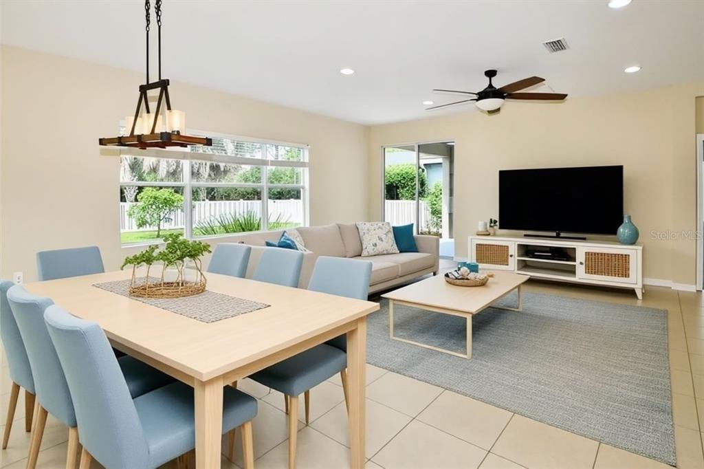 205 Cohosh Road Nokomis, FL 34275 - Photo 6 of 79 a view of a dining room with furniture window and outside view