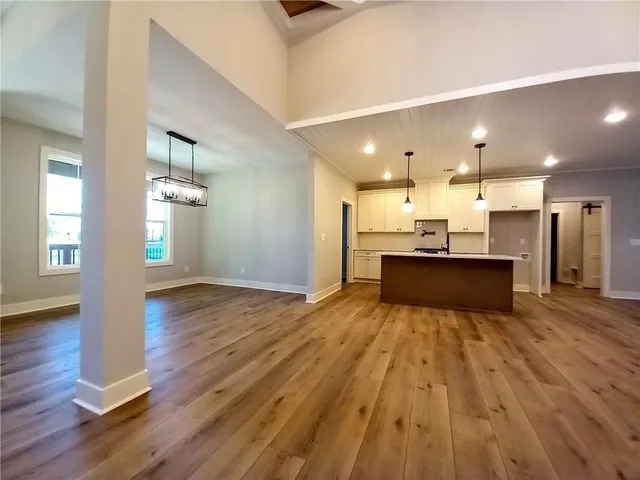 a view of outdoor space and deck