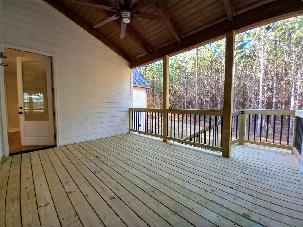 136 Rainey Road Temple, GA 30179 - Photo 39 of 78 a view of a wooden deck