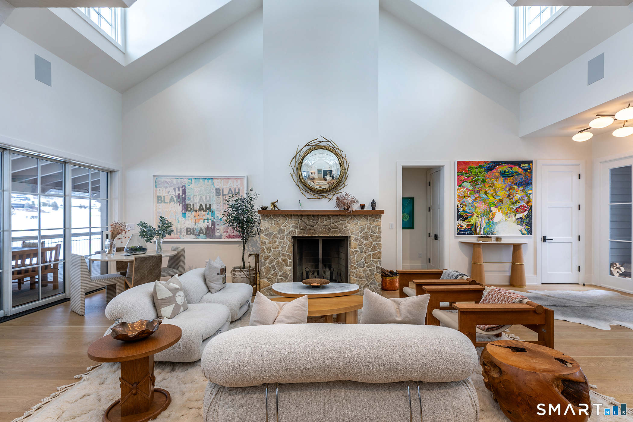 292 Wood Duck Road Amenia, NY 12501 - Photo 4 of 30 a living room with furniture and a fireplace