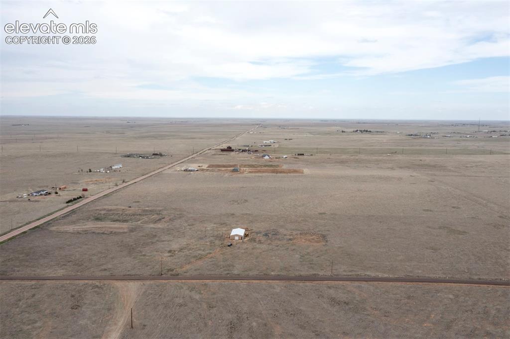 33455 Fossinger Road Yoder, CO 80864 - Photo 21 of 30 Aerial view with a rural view