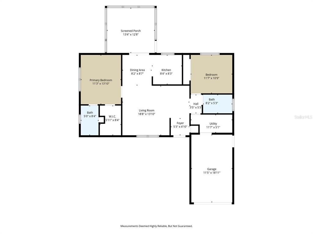 12229 Cedro Street Spring Hill, FL 34609 - Photo 50 of 50 a picture of floor plan
