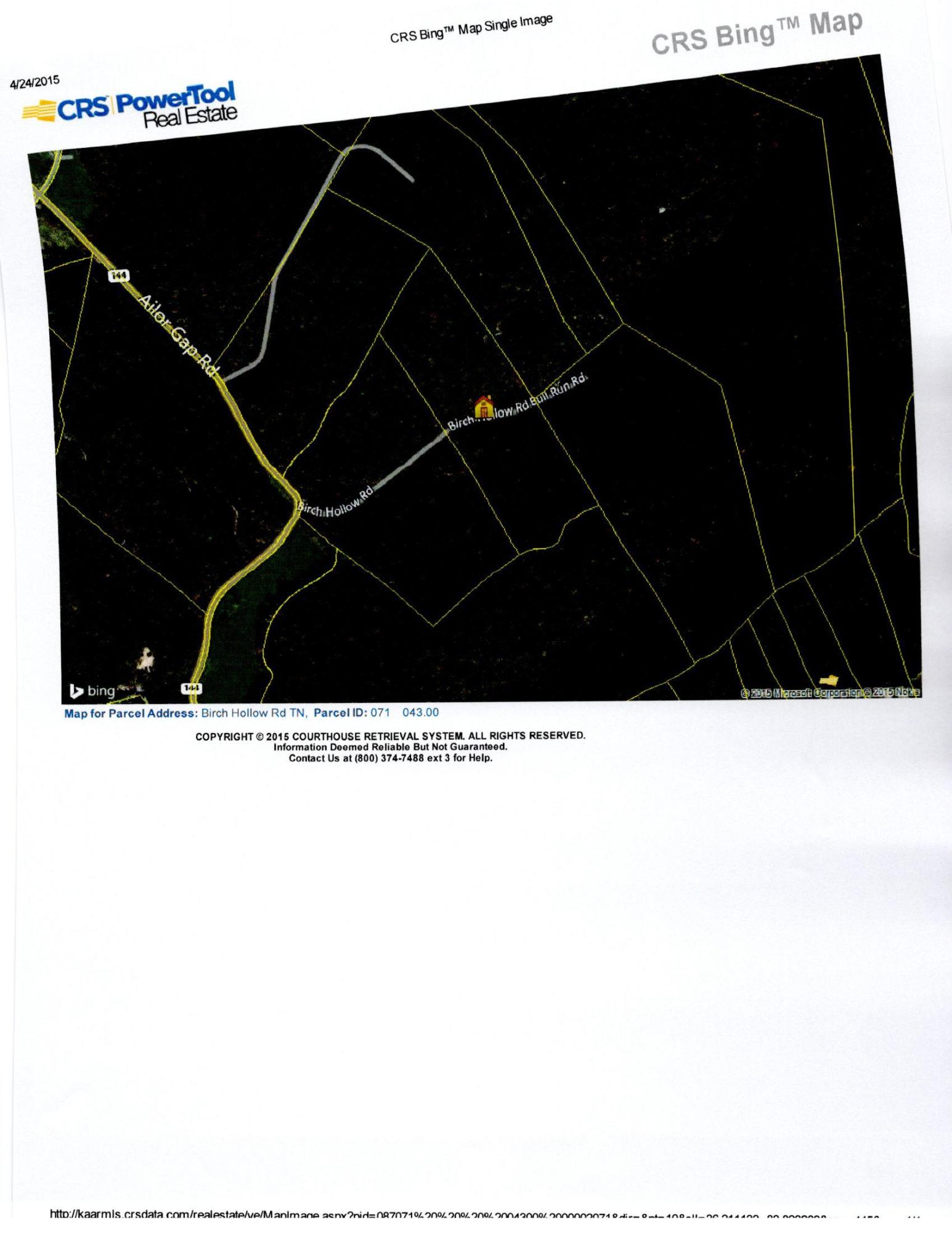 Birch Hollow Road Luttrell, TN 37779 - Photo 3 of 4 BIRCH HOLLOW PLAT MAP