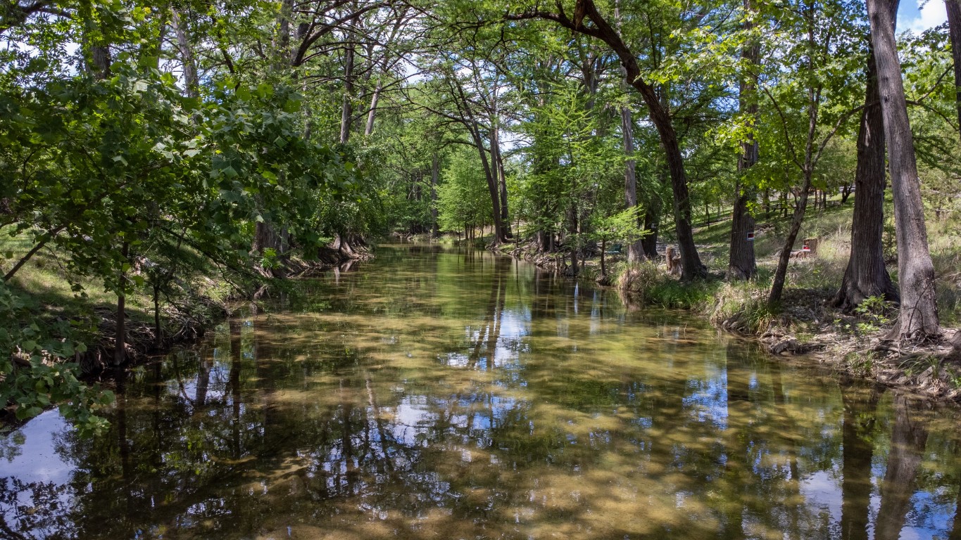 539 Rio Luna Drive Bandera, TX 78003 - Photo 21 of 24 a view of lake with green space