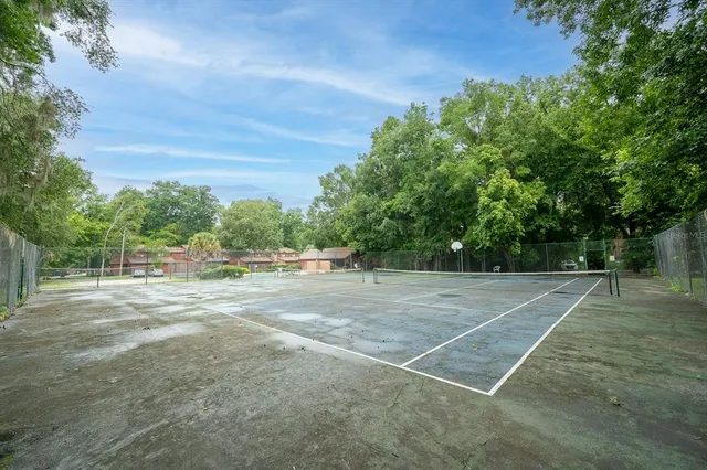 a view of a tennis court