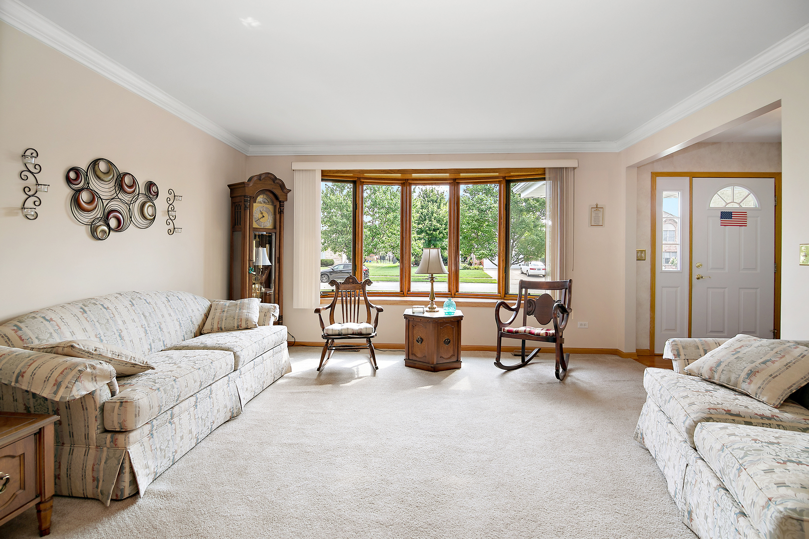 641 Lisson Grove New Lenox, IL 60451 - Photo 6 of 24 a living room with furniture and large windows