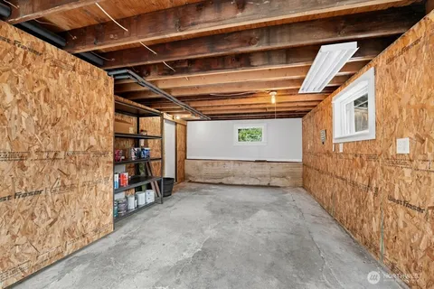 a view of a storage room