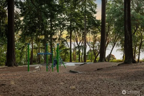 a view of road with trees