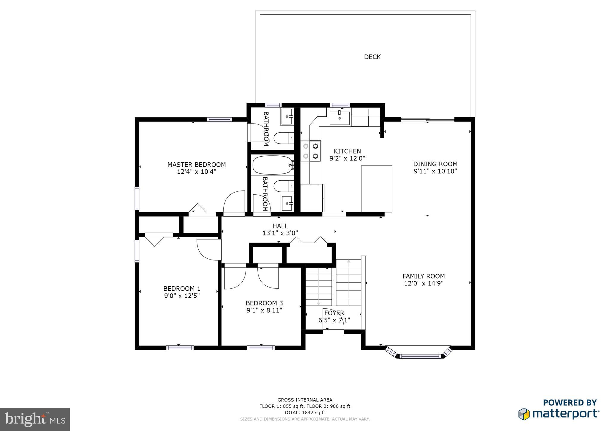 1812 Laurel Road Edgewater, MD 21037 - Photo 16 of 17 Main Level Floor Plan