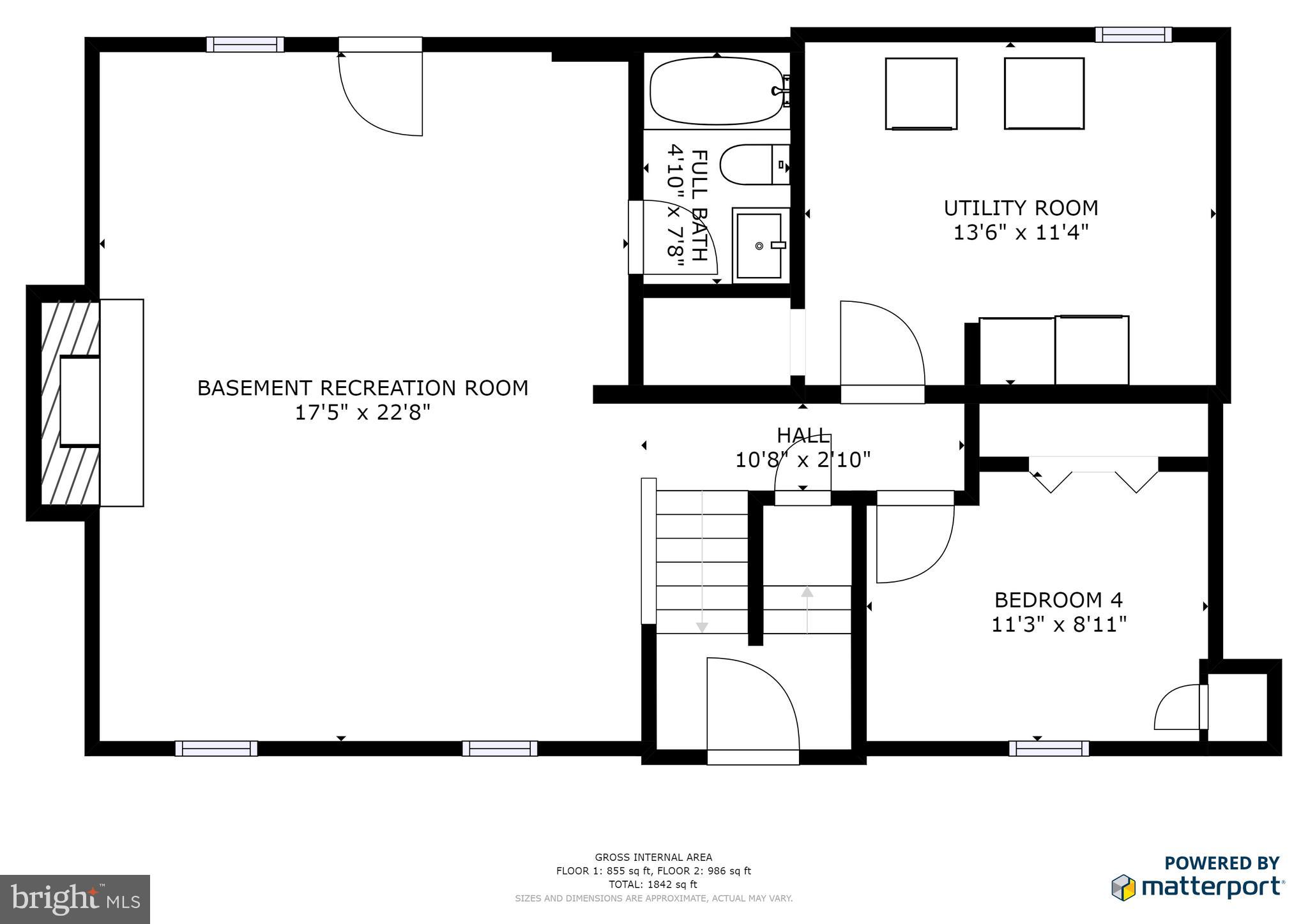 1812 Laurel Road Edgewater, MD 21037 - Photo 17 of 17 Lower Level Floor Plan