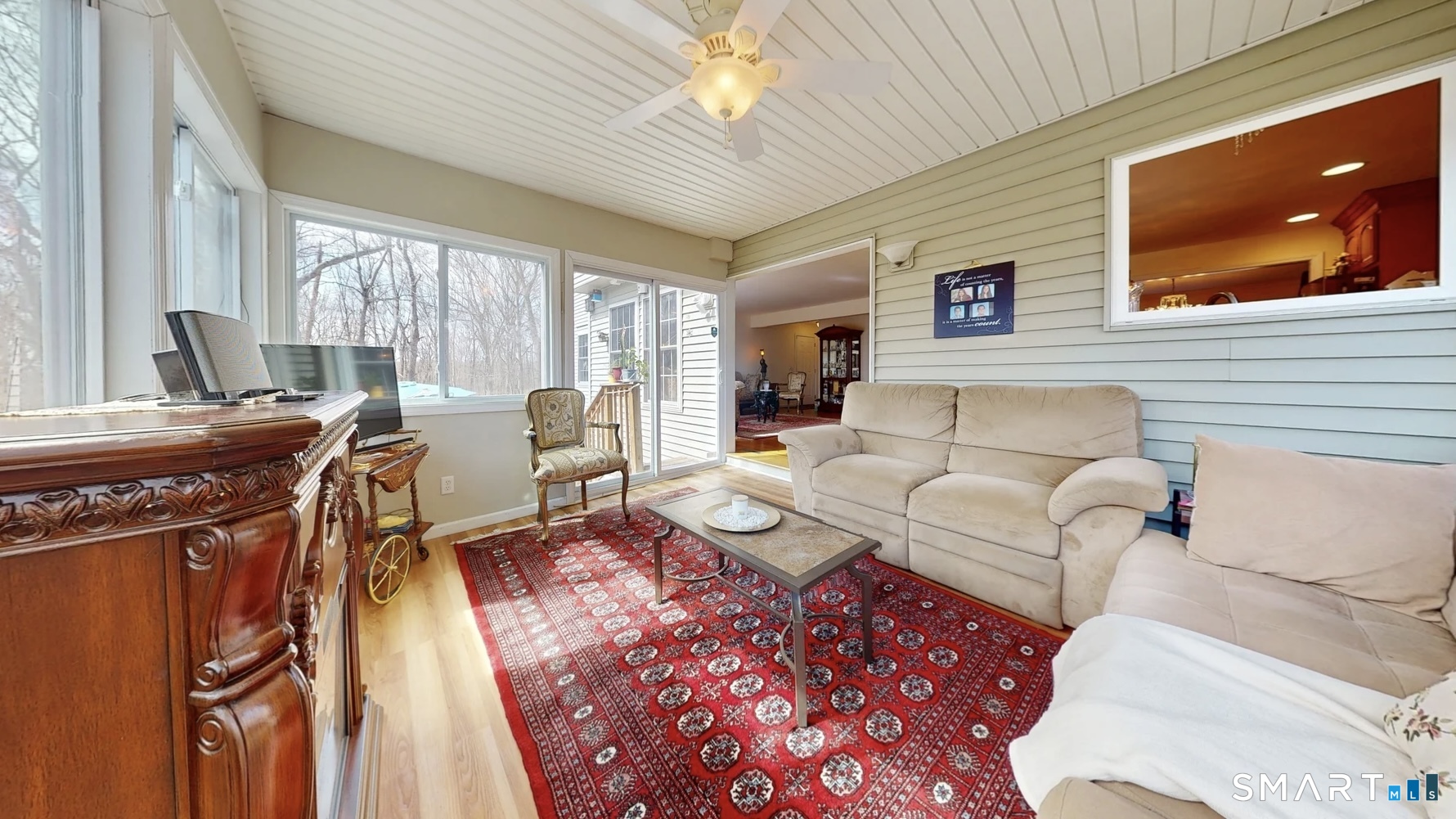 25 Stephen Street Derby, CT 06418 - Photo 8 of 29 a living room with furniture and a flat screen tv