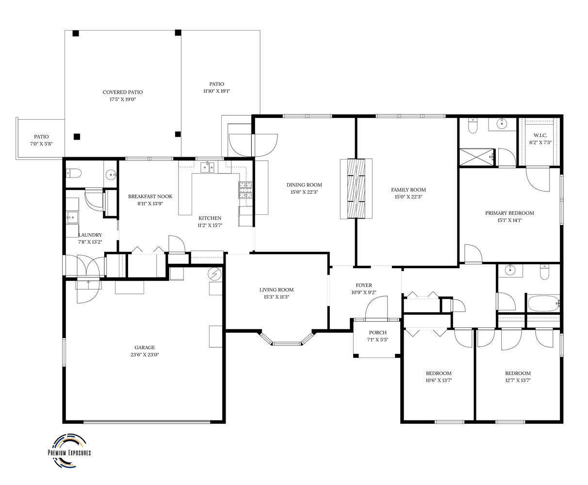 1437 Golf Terrace Danville, IL 61832 - Photo 40 of 40 a picture of a floor plan
