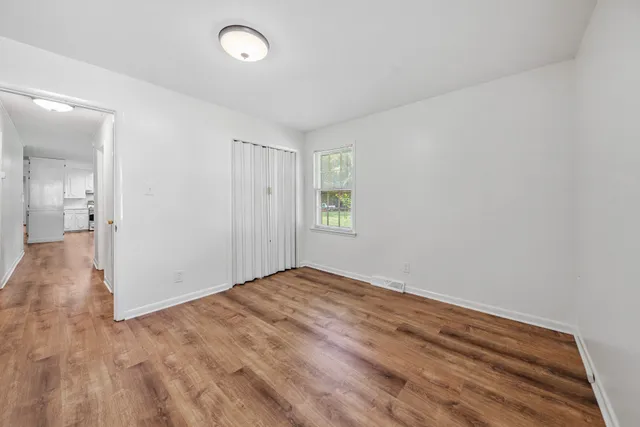wooden floor in an empty room