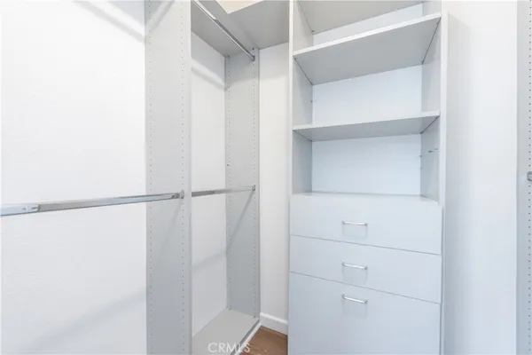 a view of walk in closet
