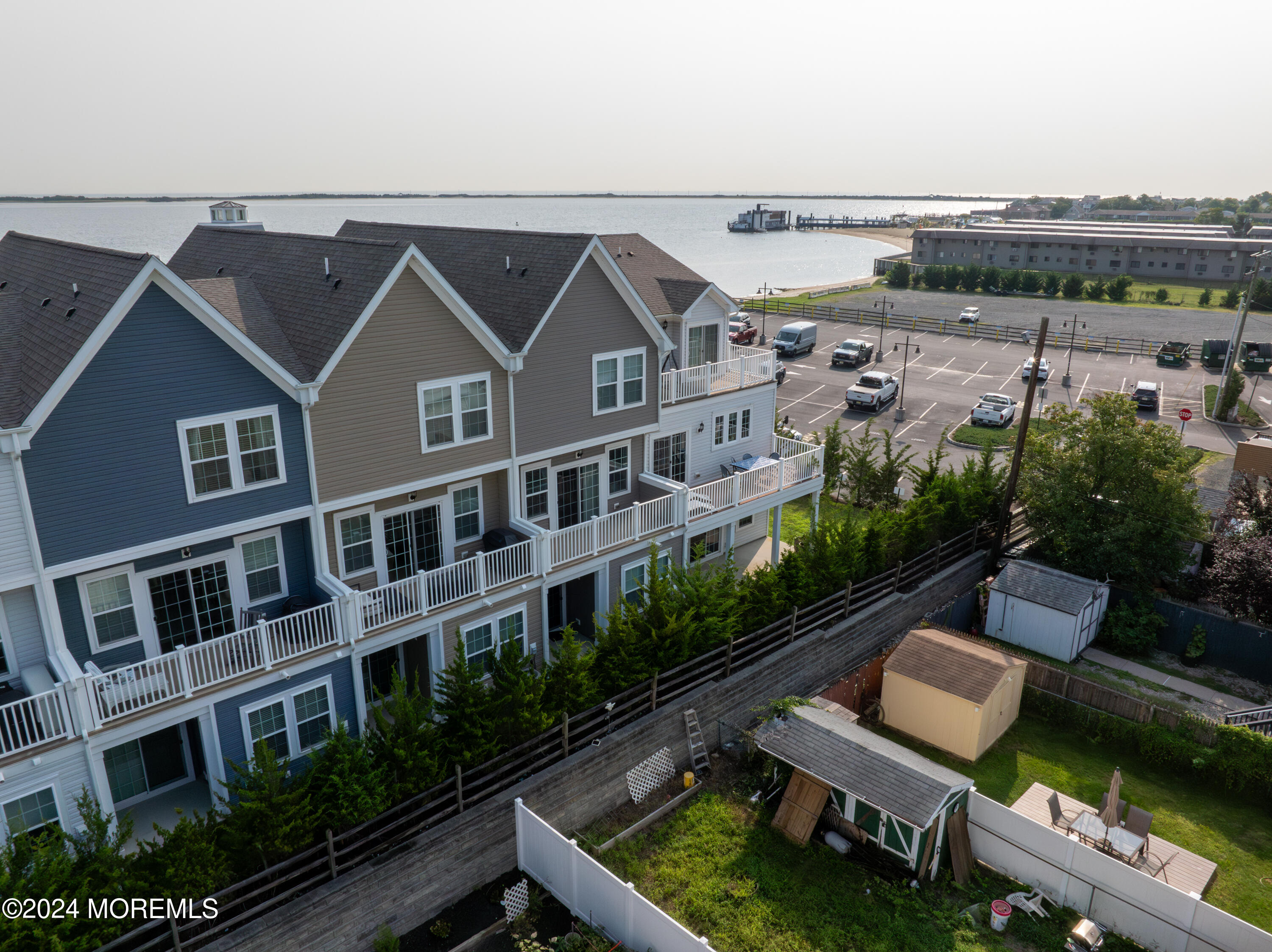 17 Locust Street Highlands, NJ 07732 - Photo 30 of 31 a aerial view of a house with pool and chairs