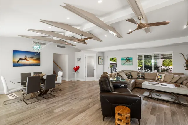 a view of a lake from a balcony