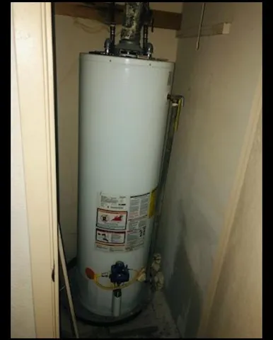 a view of water heater room