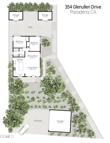 $1,098,000 | 354 Glenullen Drive, Pasadena, CA 91105