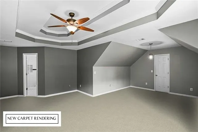 a view of an empty room