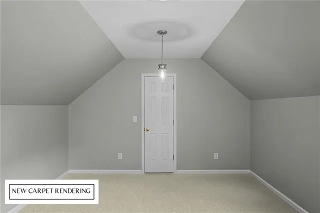 a spacious bathroom with a bathtub sink and mirror