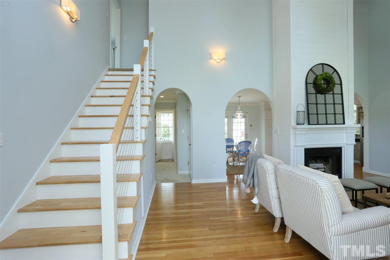 2001 Edgemont Road Wendell, NC 27591 - Photo 6 of 30 a view of entryway and hall with wooden floor
