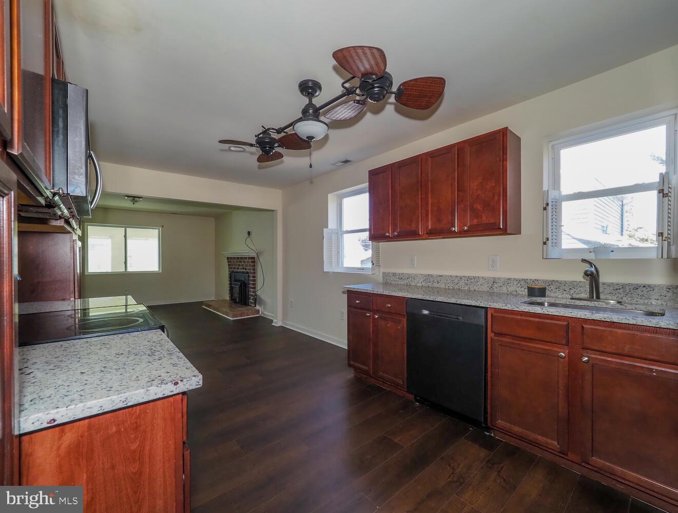 8437 Church Road Pasadena, MD 21122 - Photo 14 of 53 Kitchen w Celing Fan