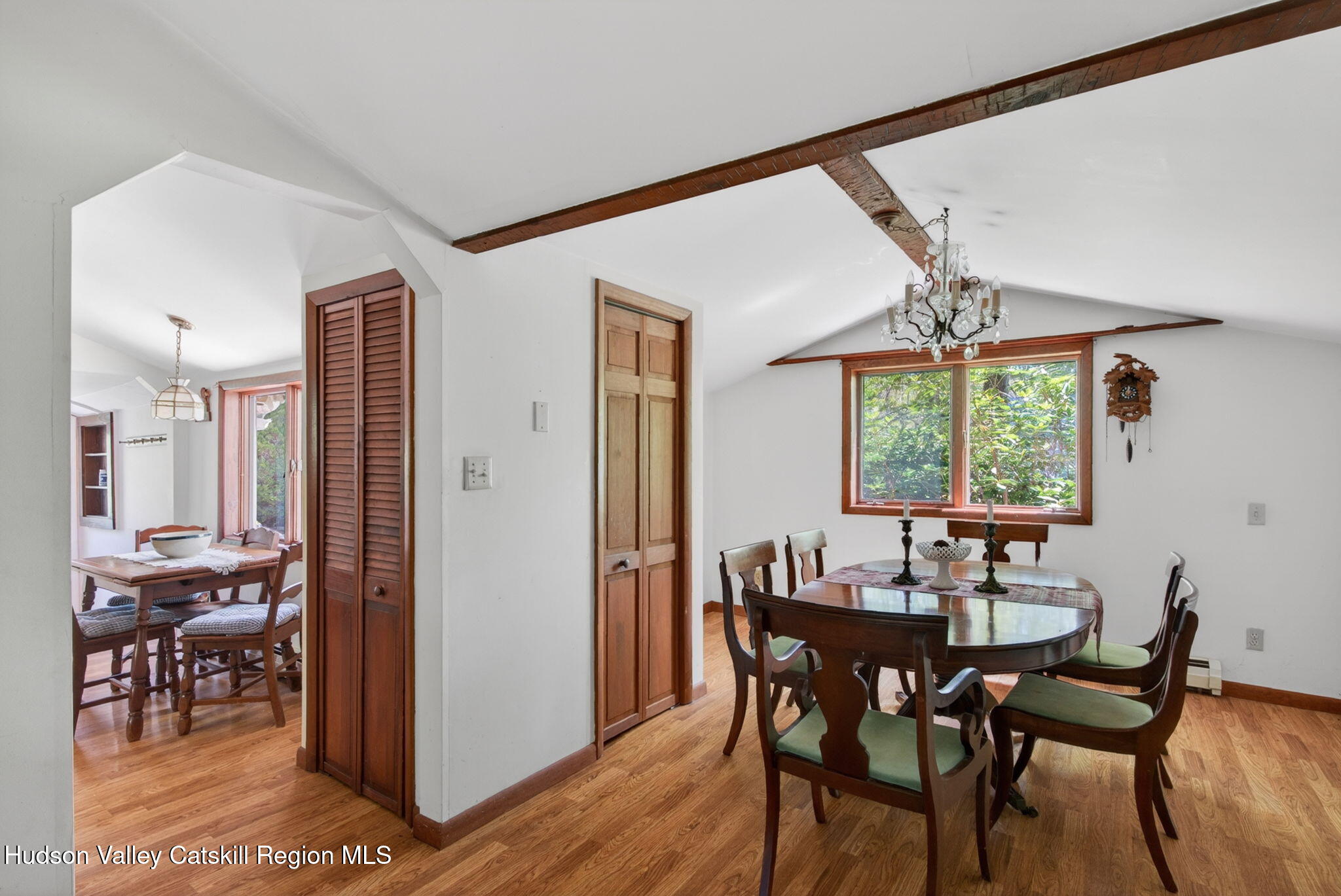 689 Old Road Windham, NY 12496 - Photo 9 of 42 a view of a dining room with furniture and chandelier