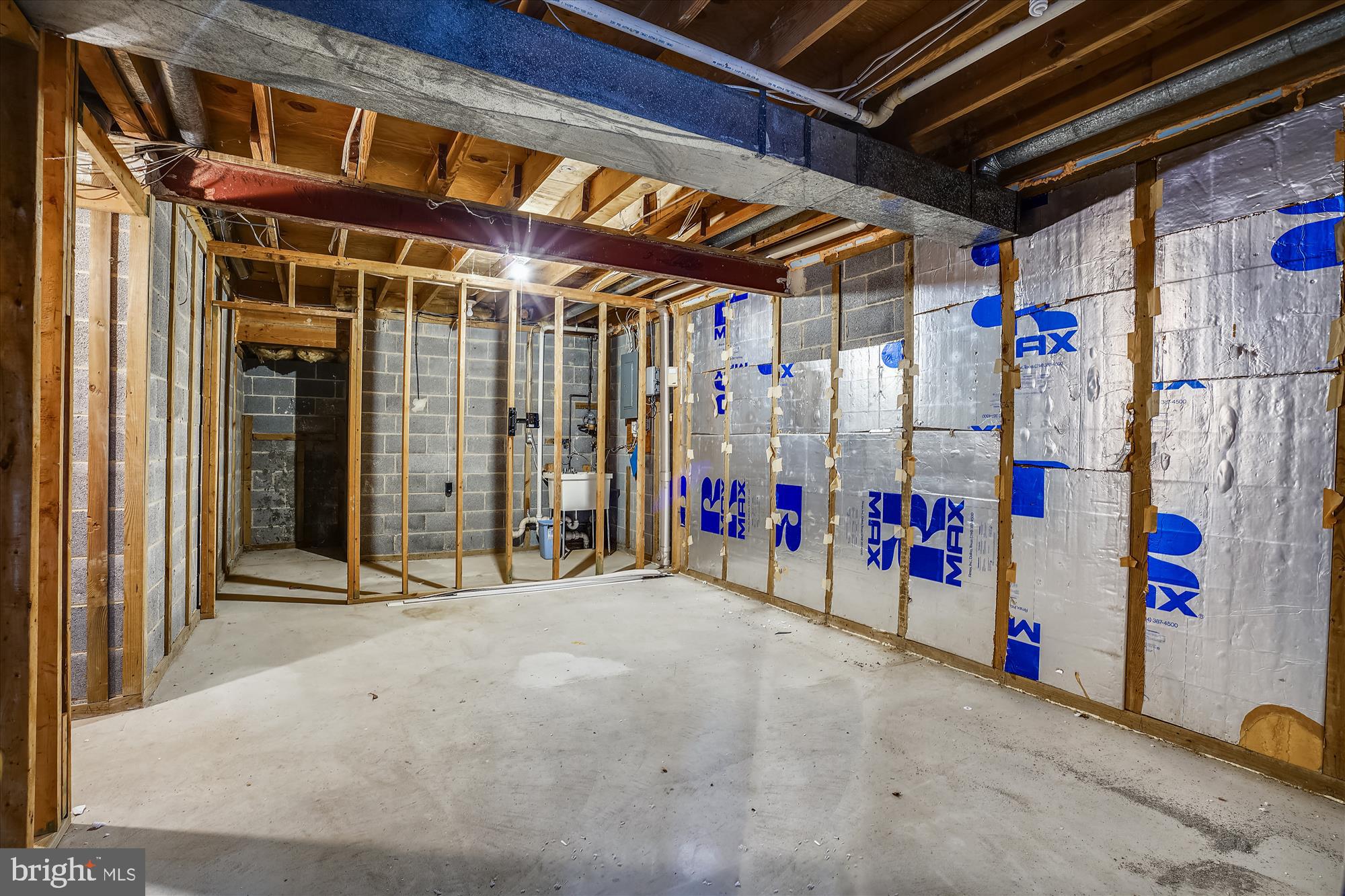 5479 Vantage Point Road, Unit 22 Columbia, MD 21044 - Photo 30 of 36 Basement to finish - laundry or bathroom at rear