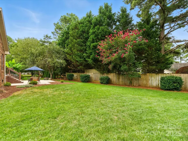 a view of a back yard