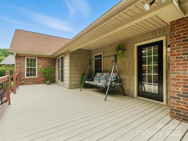 a view of a house with a patio