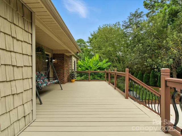 a view of balcony and deck